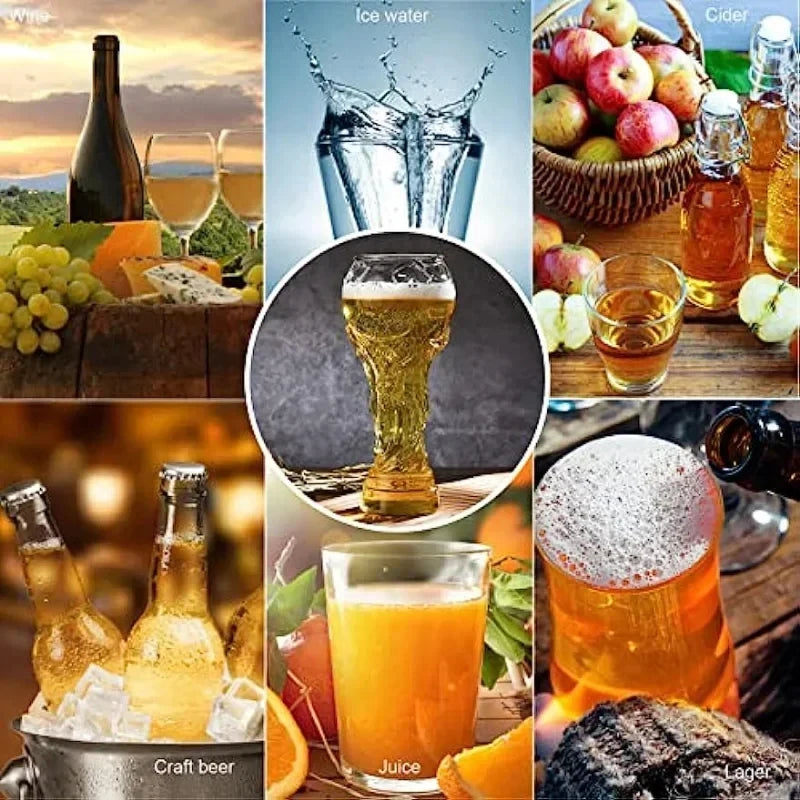 XL World Cup Trophy Beer Glass 800ml – Premium Soccer  Fan Gift | 2026 FIFA World Cup Oversized Champion Glass